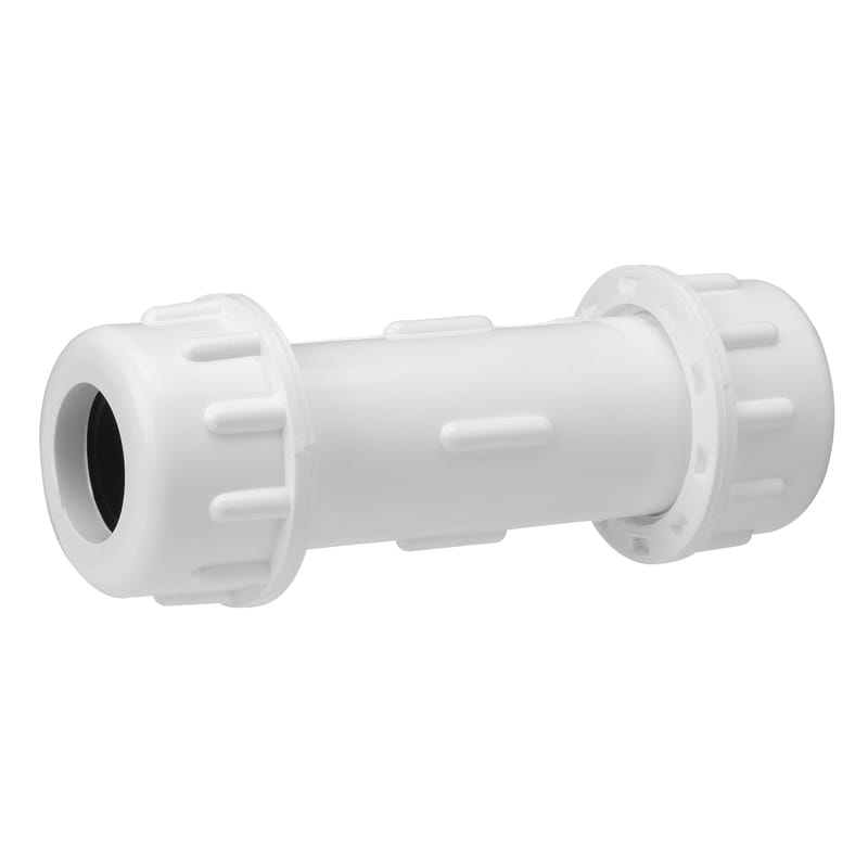 Homewerks 511-43-1-1 Schedule 40 1 in. Compression X 1 in. D Compression PVC Repair Coupling 1 pk