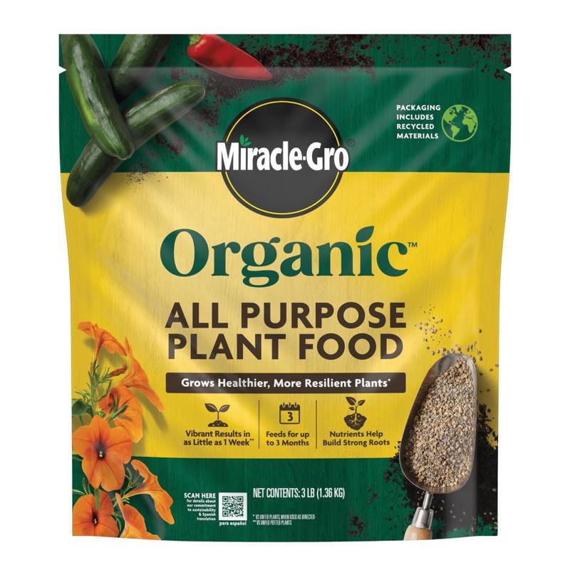 Miracle-Gro 3035910 Organic Granules Plant Food 3 lb