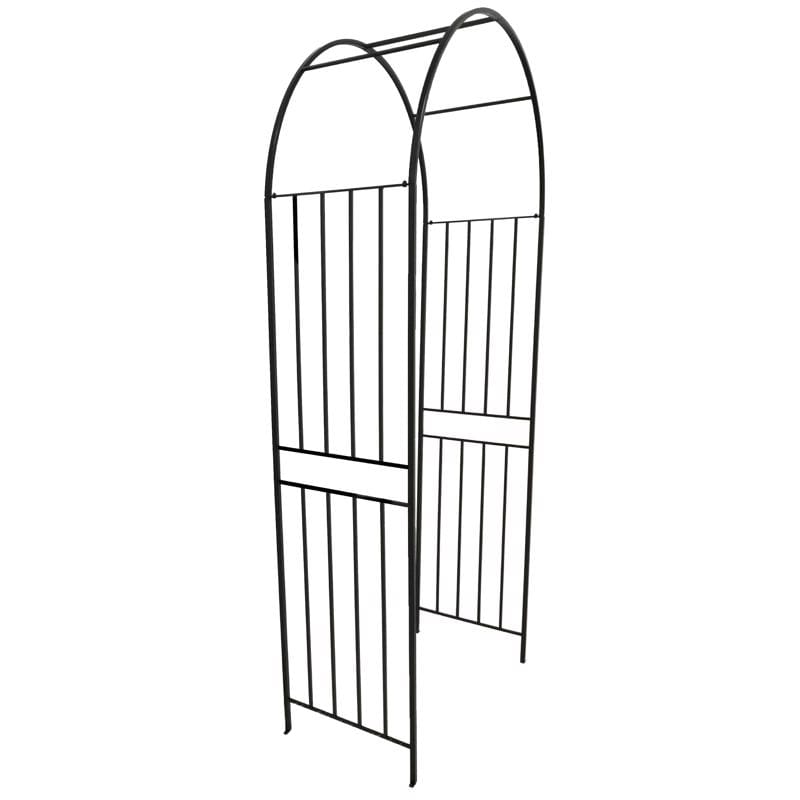 Living Accents 58067 90 in. H Black Steel Arbor