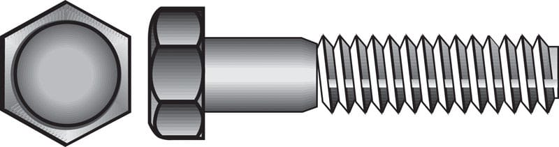 Hillman 811630 1/2 in. D X 7 in. L Hot Dipped Galvanized Steel Hex Bolt 25 pk