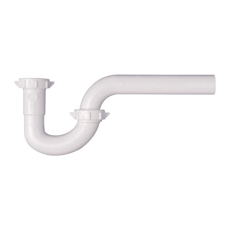 Plumb Pak PP941W 1-1/4 in. D Plastic P-Trap