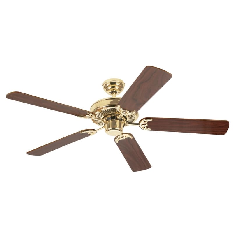 Westinghouse 7802100 Contractor's Choice 52 in. Polished Brass Brown Indoor Ceiling Fan