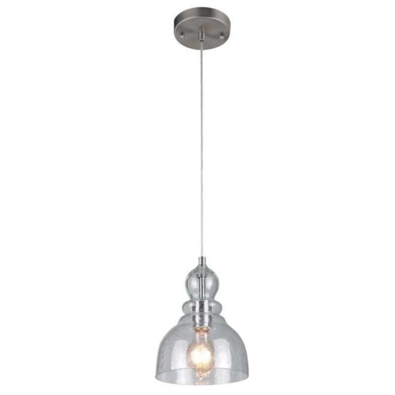 Westinghouse 6100700 Fiona Brushed Nickel 1 lights Mini Pendant Light