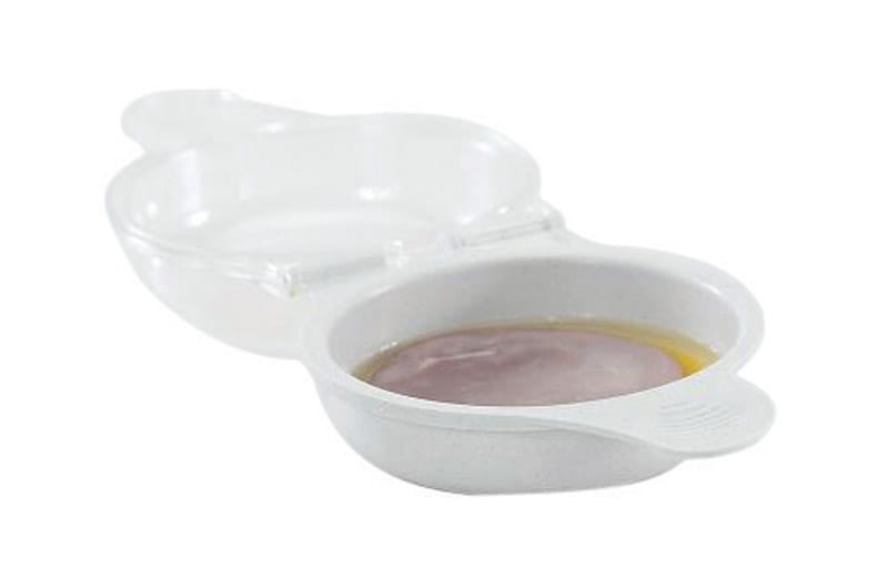 Nordic Ware 60510 Clear Plastic Microwave Egg Pan