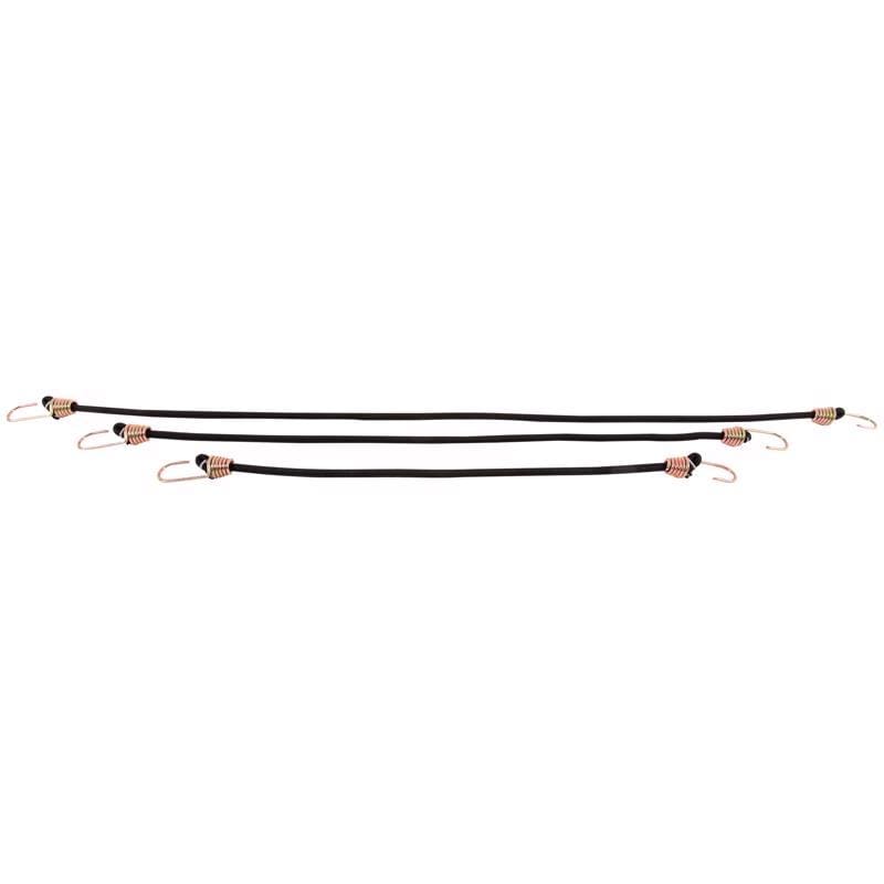 Keeper 06356 Black Bungee Cord Set 32 in. L X 0.315 in. 6 pk
