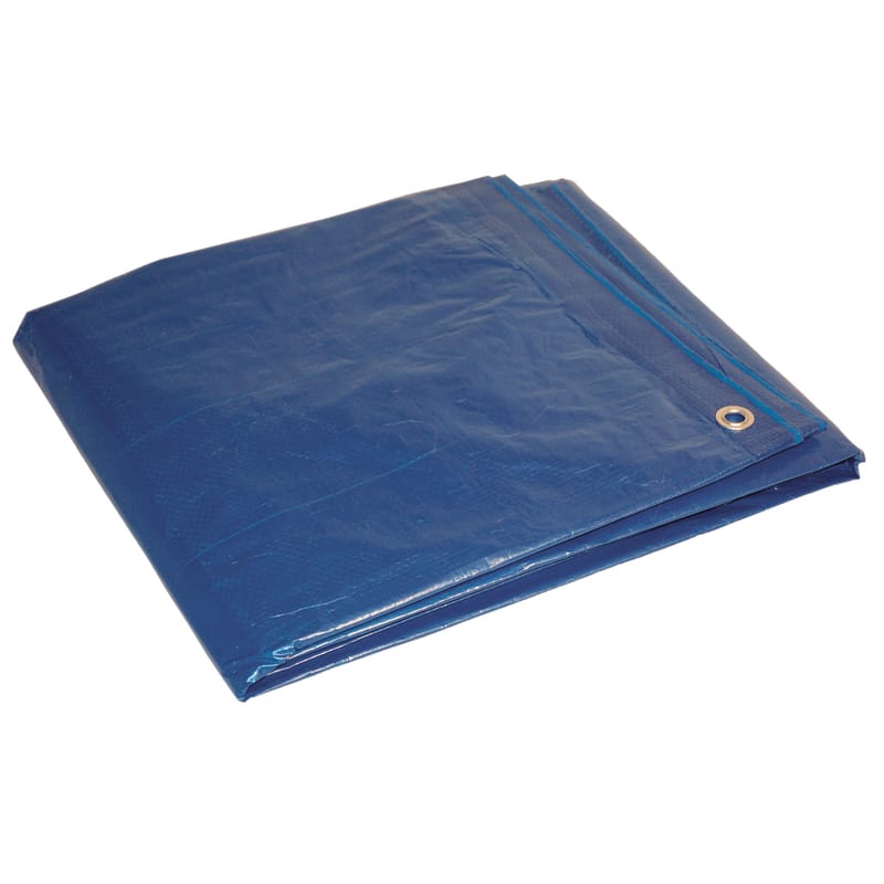 Foremost 68 Dry Top 6 ft. W X 8 ft. L Medium Duty Polyethylene Tarp Blue