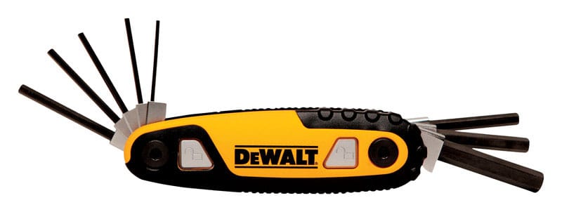 Dewalt DWHT70262M Hex Key Set Sae Folding