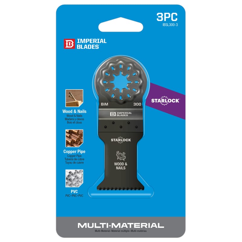 Milwaukee IBSL300-3 Blade Wood/Nail1-3/8"3 Pack