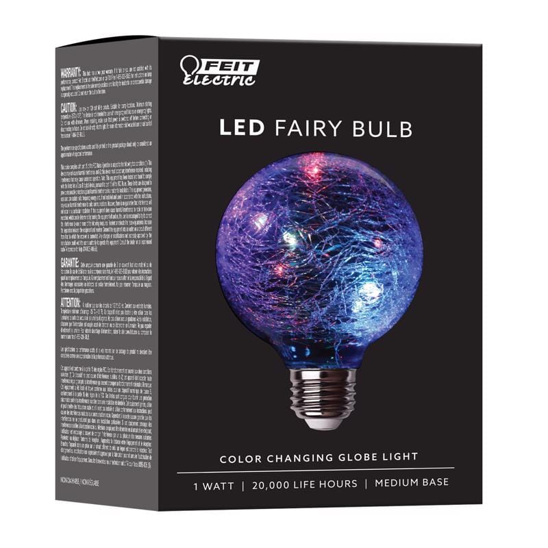 Feit Electric FYG25RGBCRLEDRP Led Fairy G25 E26 Mc 1W