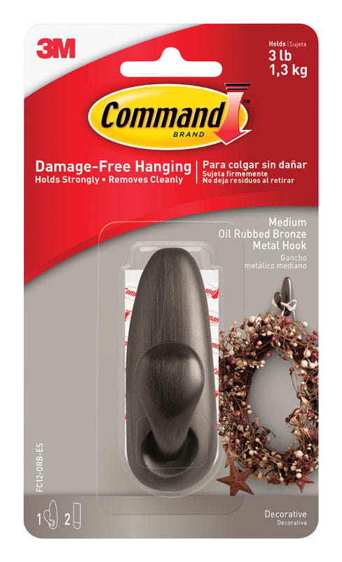 3M FC12-ORB Hook Metal Med Rubbrnz