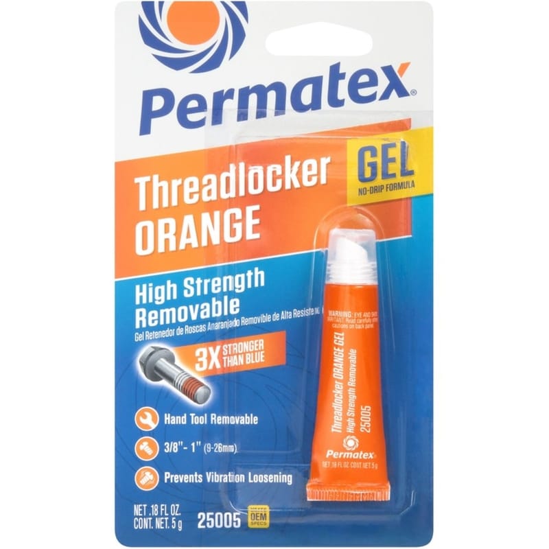Permatex 25005 Threadlocker Gel 0.18Oz