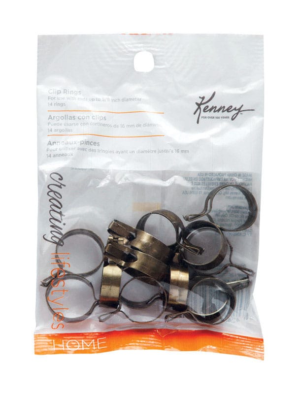 Kenney KN977/30 Bronze Brass Traditional/Transitional Clip Ring n/a in. L