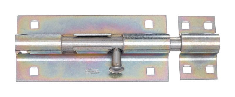 National Hardware N151-167 8 in. L Zinc-Plated Steel Heavy Duty Barrel Bolt 1 pk