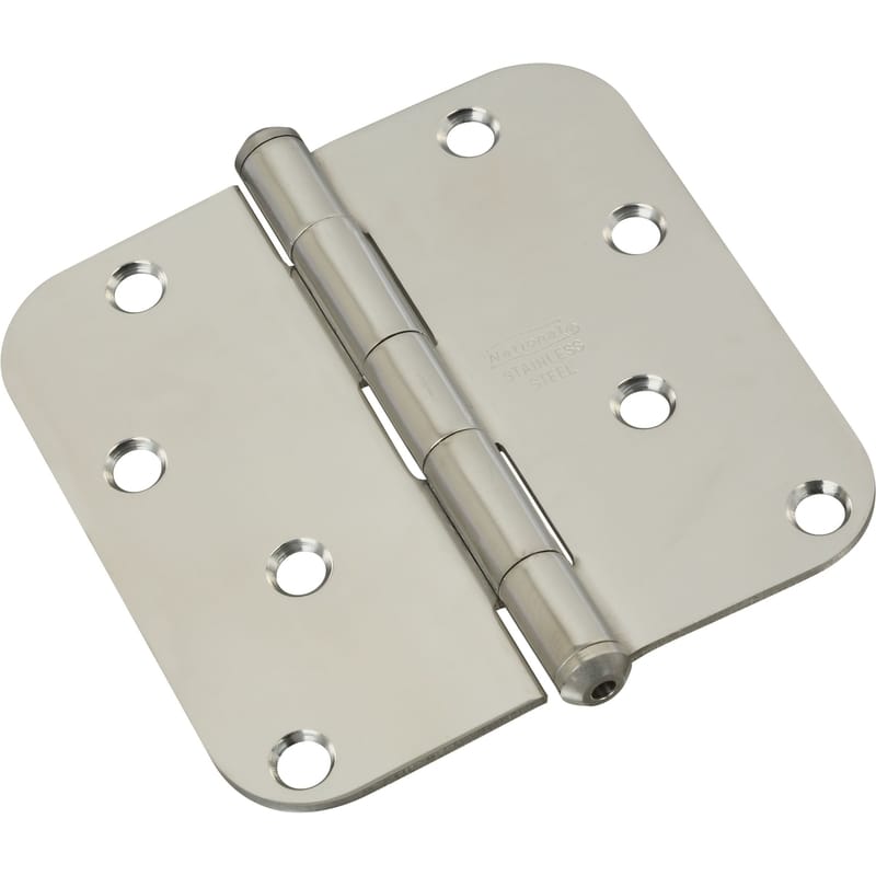 National Hardware N830-270 4 in. L Stainless Steel Door Hinge 1 pk