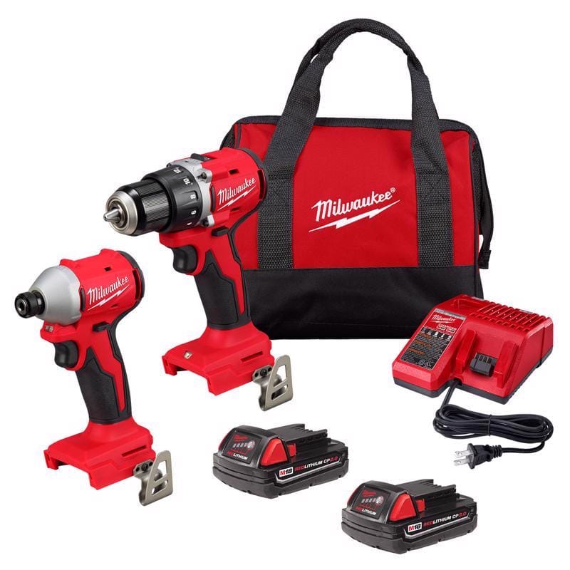 Milwaukee 3692-22CT M18 Compact Cordless Brushless 2 Tool Combo Kit