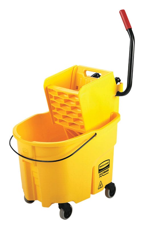 Rubbermaid 1887305 WaveBrake 35 qt Mop Bucket Yellow