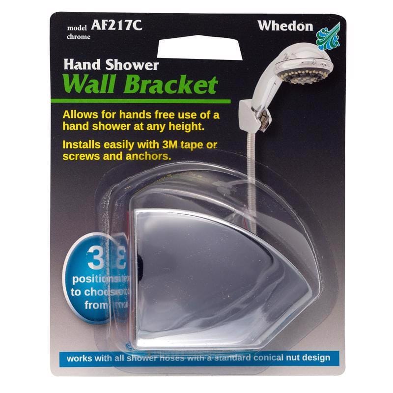 Whedon AF217C Chrome Plastic 2 in. Shower Wall Mount Bracket