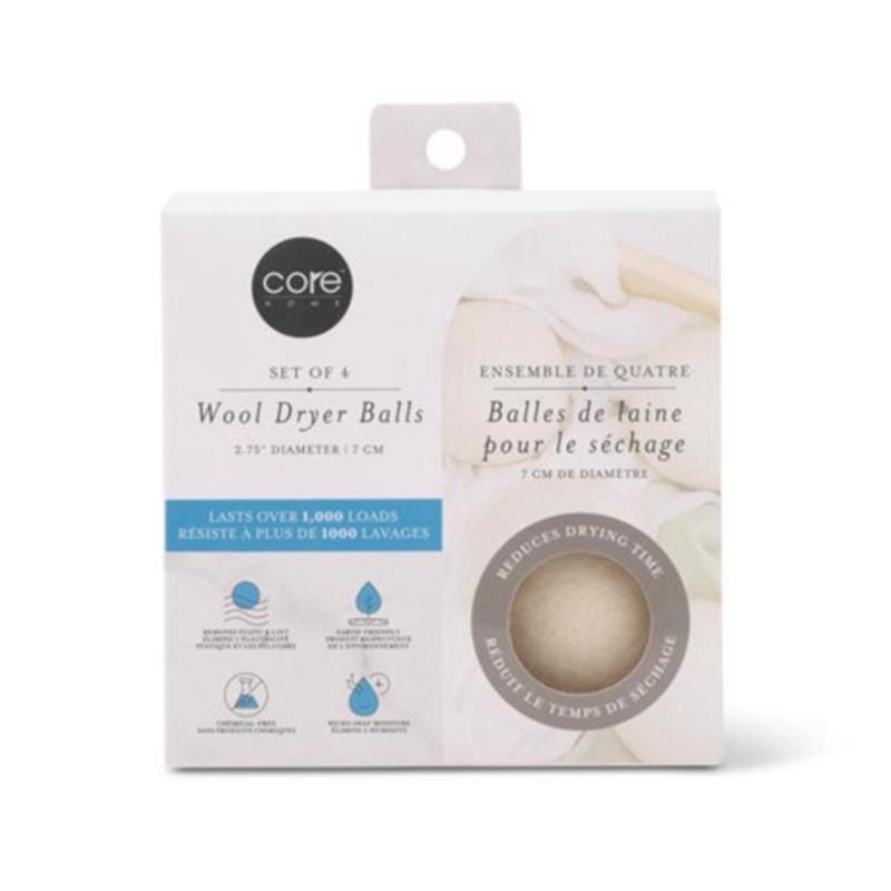 Core Home AC66704 Fresh Scent Dryer Ball Balls 4 pk