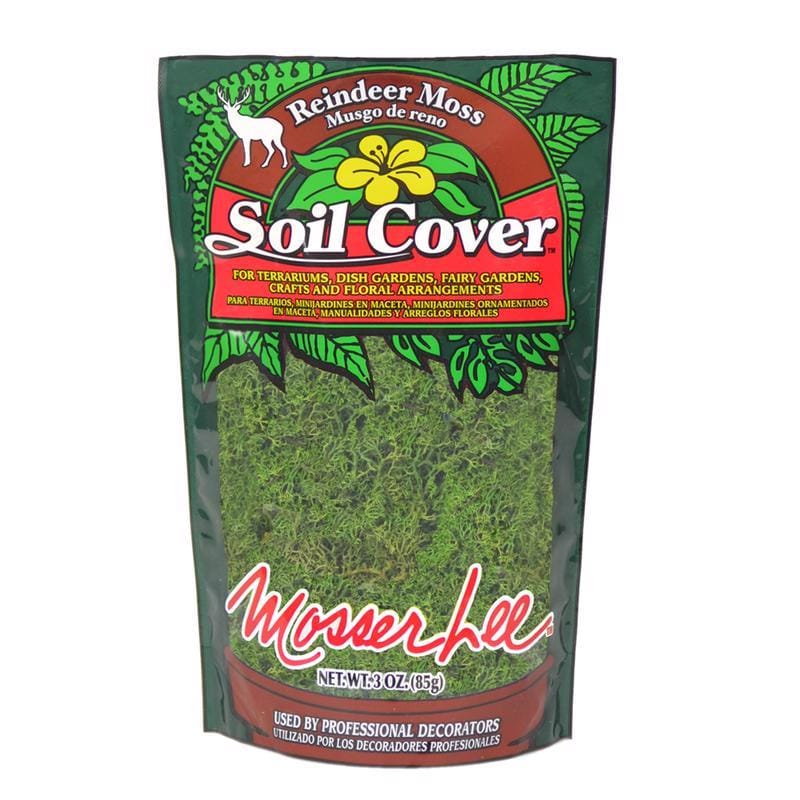 Mosser Lee ML3010 Soil Cover Organic Dark Green Reindeer Moss 3 oz