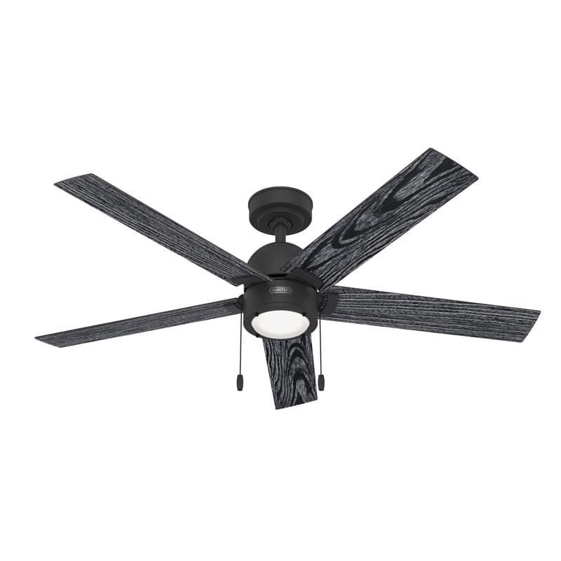 Hunter 51760 52 in. Matte Black LED Indoor Ceiling Fan