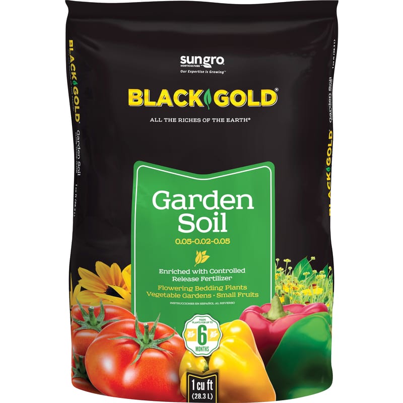 Black Gold 1411603.CFL001P Fruit and Vegetable Garden Soil 1 cu ft