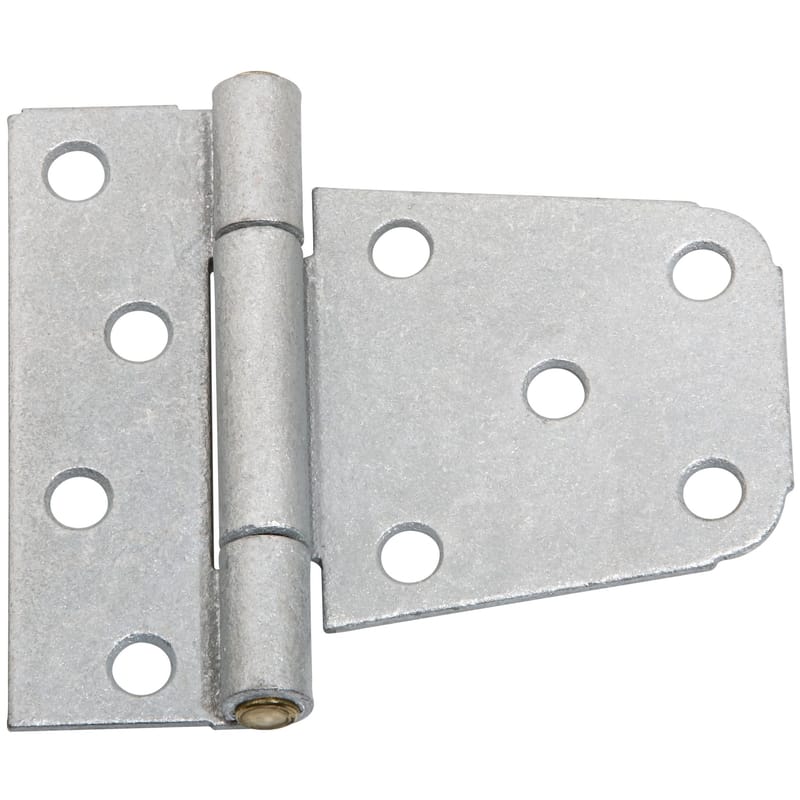 National Hardware N238-212 3.5 in. L Galvanized Silver Steel Extra Heavy Gate Hinge 2 pk