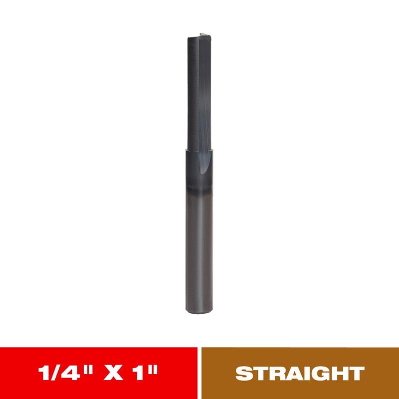 Diablo DR04108 1/4 in. D X 2-1/2 in. L Carbide Double Flute Straight Router Bit