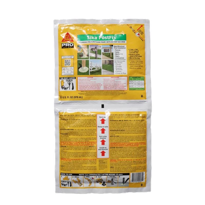 Sika 483503 Pro Select Fence Post Mix 33 oz