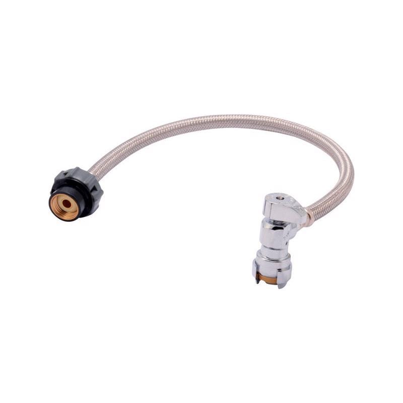 Sharkbite UR24657Z Click Seal 1/2 in. PTC X 1/2 in. D PTC 20 in. Brass Connector