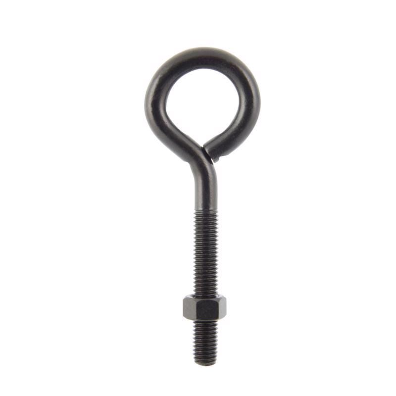 Wright 02-3456-313 1/2 in. X 6 in. L Black Steel Eyebolt Nut Included