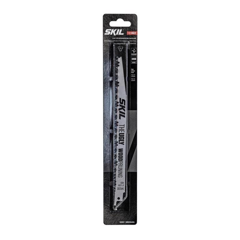 Skil 94100 9 in. Carbon Steel Reciprocating Saw Blade 5 TPI 1 pk