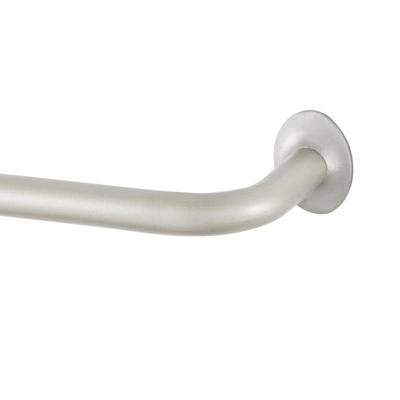 Kenney SN79233V1 Sun Zero Satin Silver Silver Modern/Contemporary Curtain Rod 48 in. L X 86 in. L