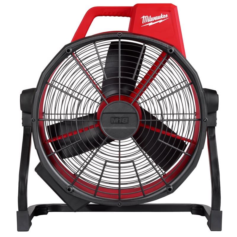Milwaukee 0821-20 M18 26.5 in. H X 18 in. D 3 speed Cordless Jobsite Fan