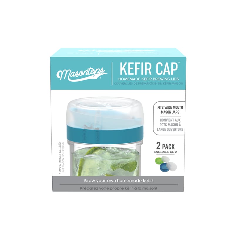 Masontops KC2WGB Kefir Caps Wide Mouth Kefir Cap 2 pk