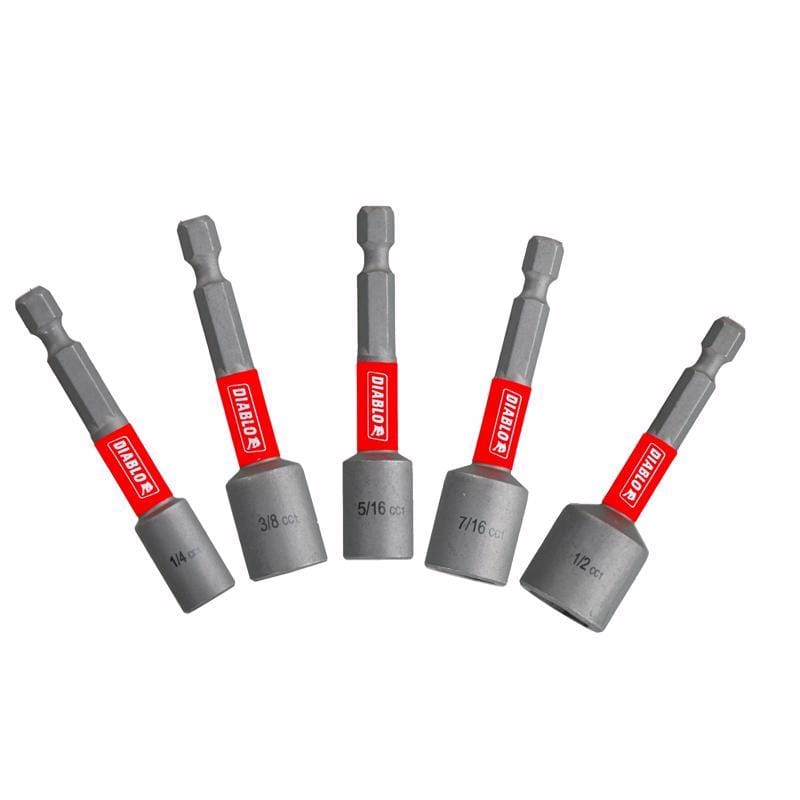 Diablo DNTSL-S5 Mag Nutset St 2-9/16"5Pc