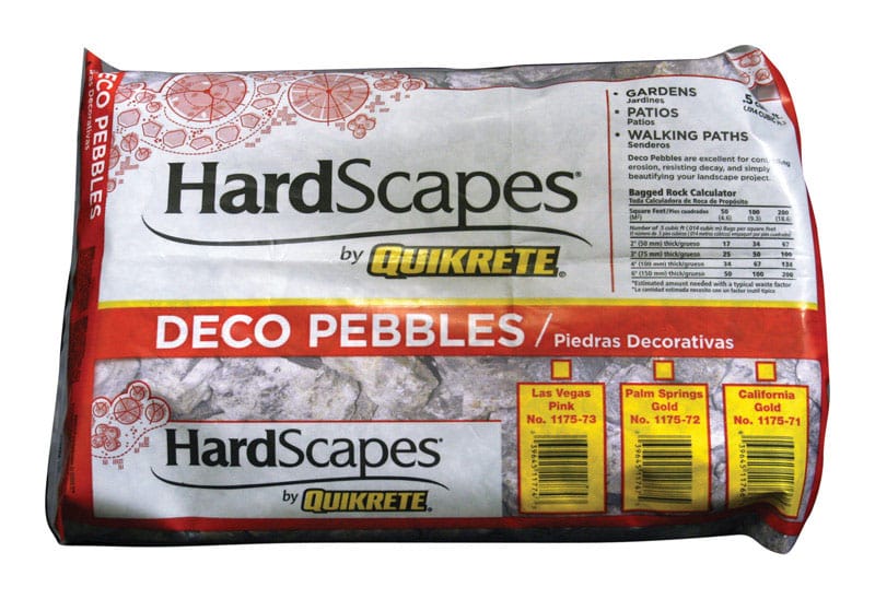 Quikrete 117571 HardScapes Assorted Deco Pebbles 0.5 cu ft 50 lb
