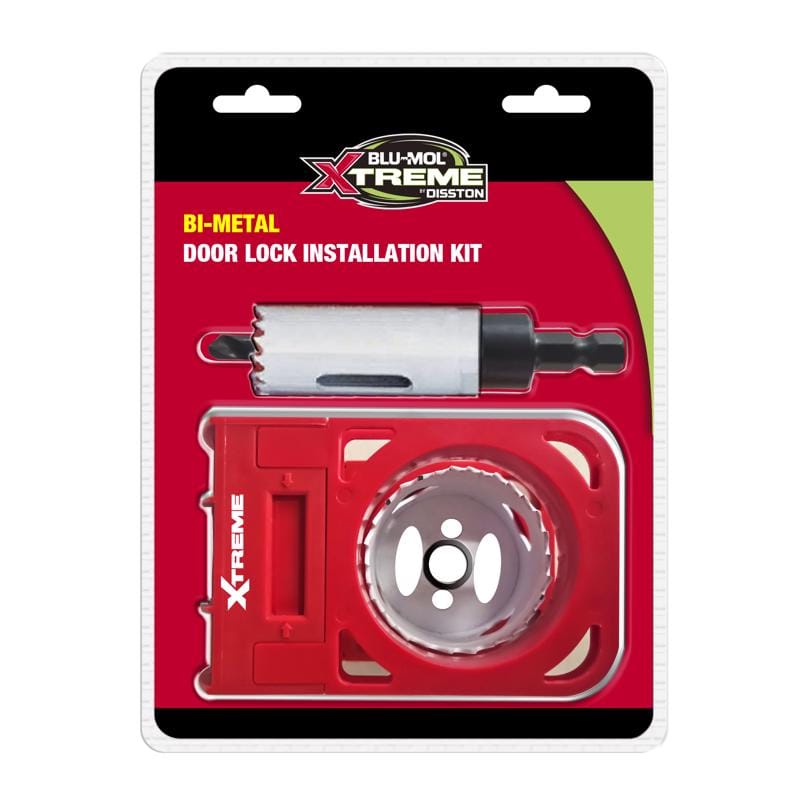 Disston E0217043 Blu-Mol Xtreme Bi-Metal Door Lock Installation Kit Arbor Included