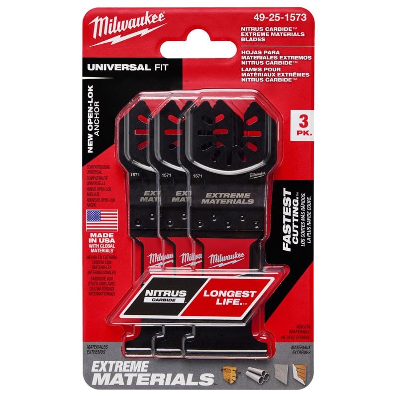 Milwaukee 49-25-1573 Mw Oscillating Blade Nitrus 3 Pack