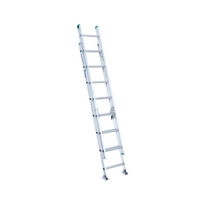Werner D1216-2 16 ft. H Aluminum Extension Ladder Type II 225 lb. cap.