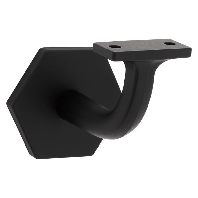 National Hardware N830-533 Powell Black Zinc Die Cast w/Steel Strap Handrail Bracket 3-5/32 in. L 150 lb