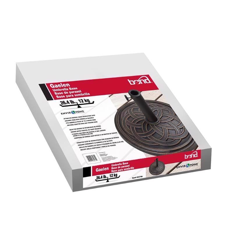 Bond 60474A Bronze Ribbon Envirostone Umbrella Base