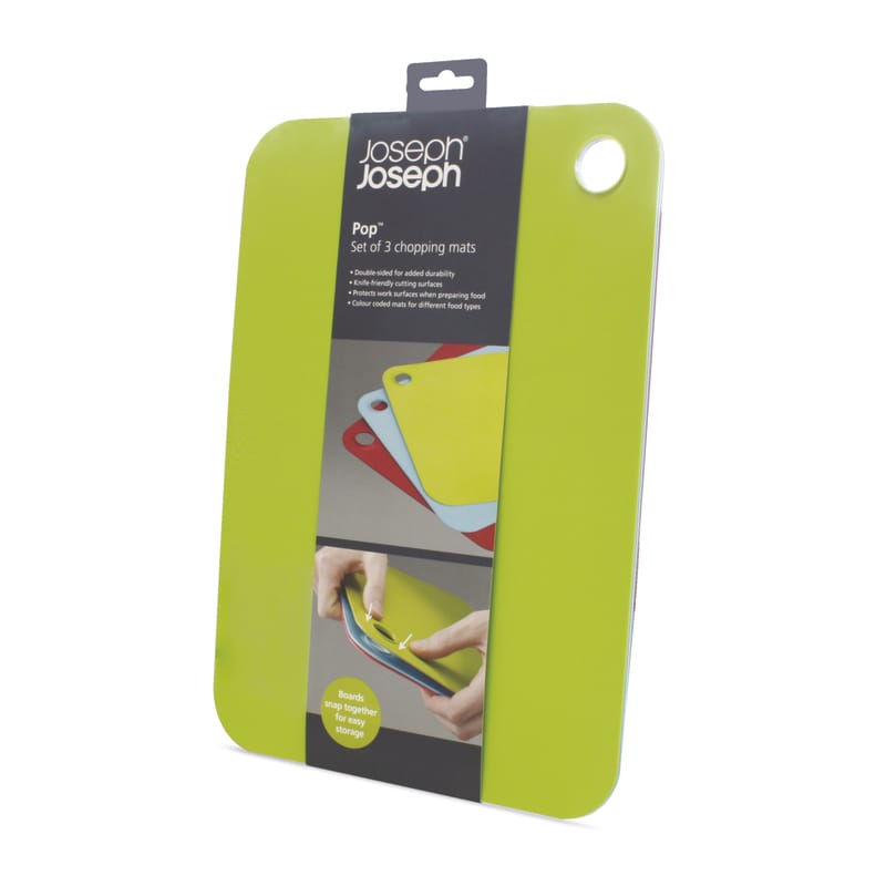 Joseph Joseph 92104 Pop 13.5 in. L X 9.5 in. W X 0.25 in. Polyethylene Cutting Board Set