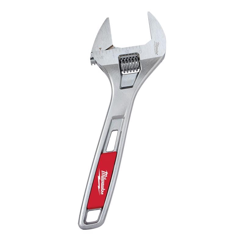 Milwaukee 48-22-7508 SAE Wide Jaw Adjustable Wrench 8 in. L 1 pc