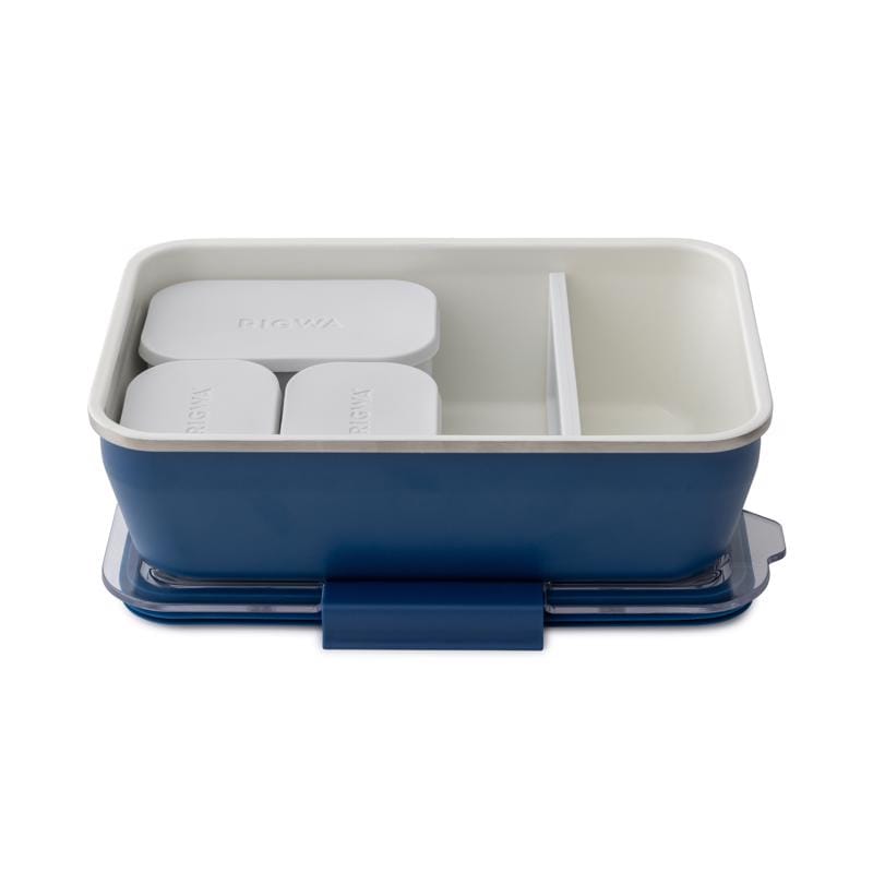 Rigwa Life 850050133841 46 oz Navy Bento Box 1 pk