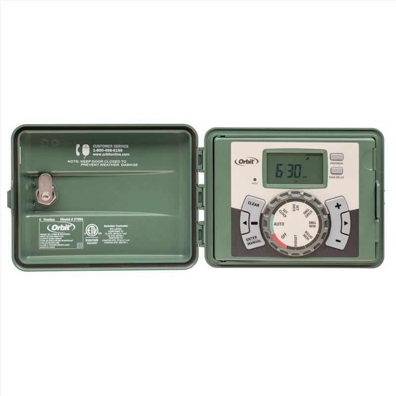 Orbit 57896 Programmable 6 Zone Sprinkler Timer