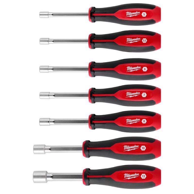 Milwaukee 48-22-2448 Hollowcore Metric Hollow Shaft Nut Driver Set 7 pc