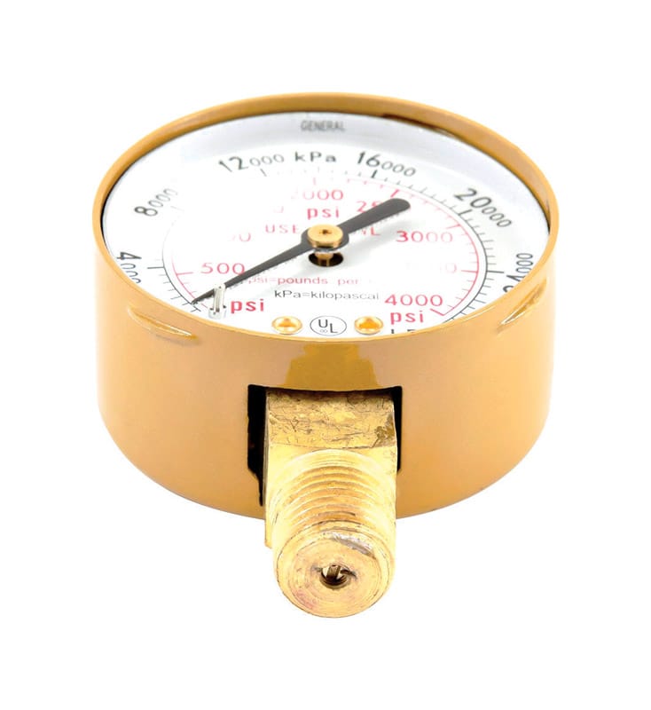 Forney 87727 2" Regulator Gauge 0-4000 Psi