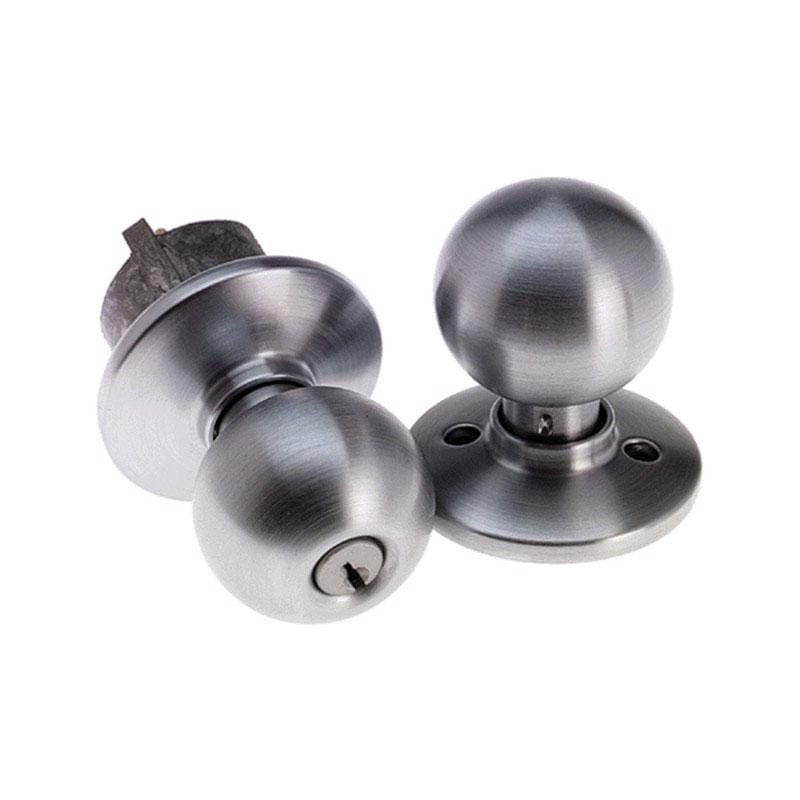 Schlage F80CSVORB626 Orbit Satin Chrome Storeroom Door Knob 1-3/4 in.