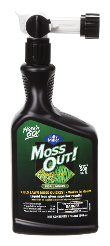 Lilly Miller 100503873 Hose 'n Go Moss Out Moss Killer Concentrate 32 oz