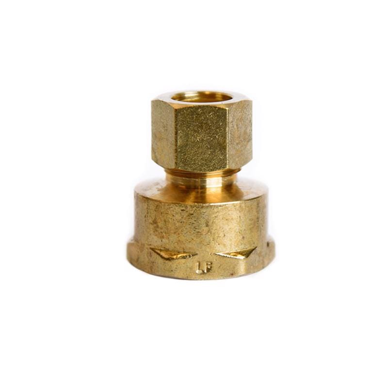 Atc 6JC120110701041 1/2 in. Compression X 3/4 in. D FPT Brass Coupling